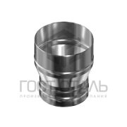 Переход МП ф80/110мм нерж 0,8 мм, ГОСТ Сталь