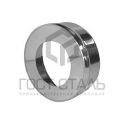 Заглушка с отверстием П (ф120/200мм) нерж 0,5 мм. ГОСТ Сталь