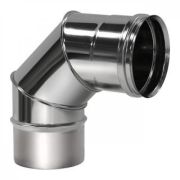 Колено 90гр ф150 нерж 0,5 мм ПИК П