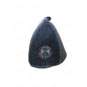 Шапка для бани с вышивкой «Рожден для побед» 4495551