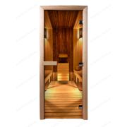 Дверь стекло Фотопечать DoorWood арт.А036 (2000х80)