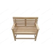 Скамья с подлокотниками 1000х870х550 Термо АМ