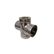 Сэндвич-крестовина 90гр (ф150/230 мм) нерж/нерж 0,8/0,5 мм ГОСТ Сталь